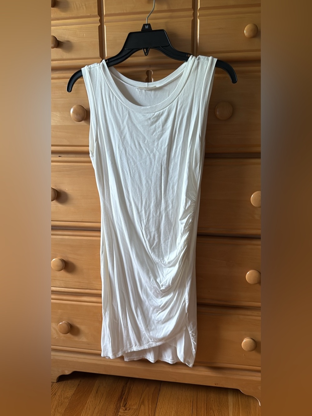 White fitted dress
